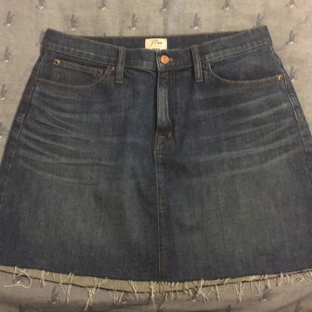 J Crew Denim Skirt